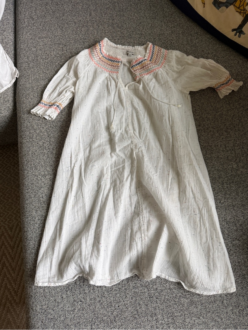 Madewell - White Mini dress with slip